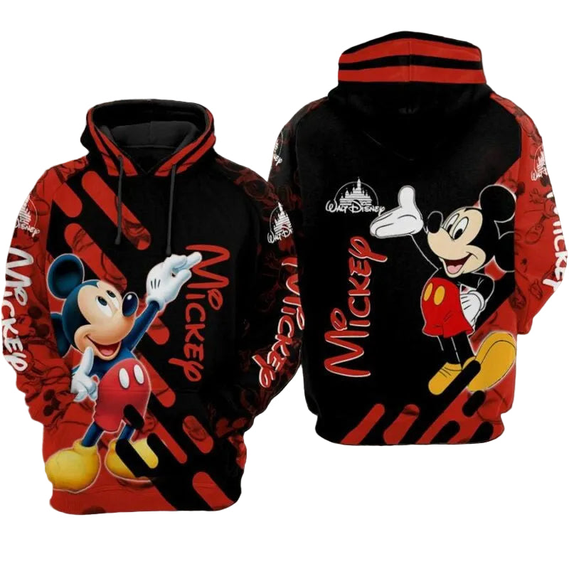 Mickey Mouse Movie Disney Over Print 3d Hoodie Zip Hoodie Moonbestprint