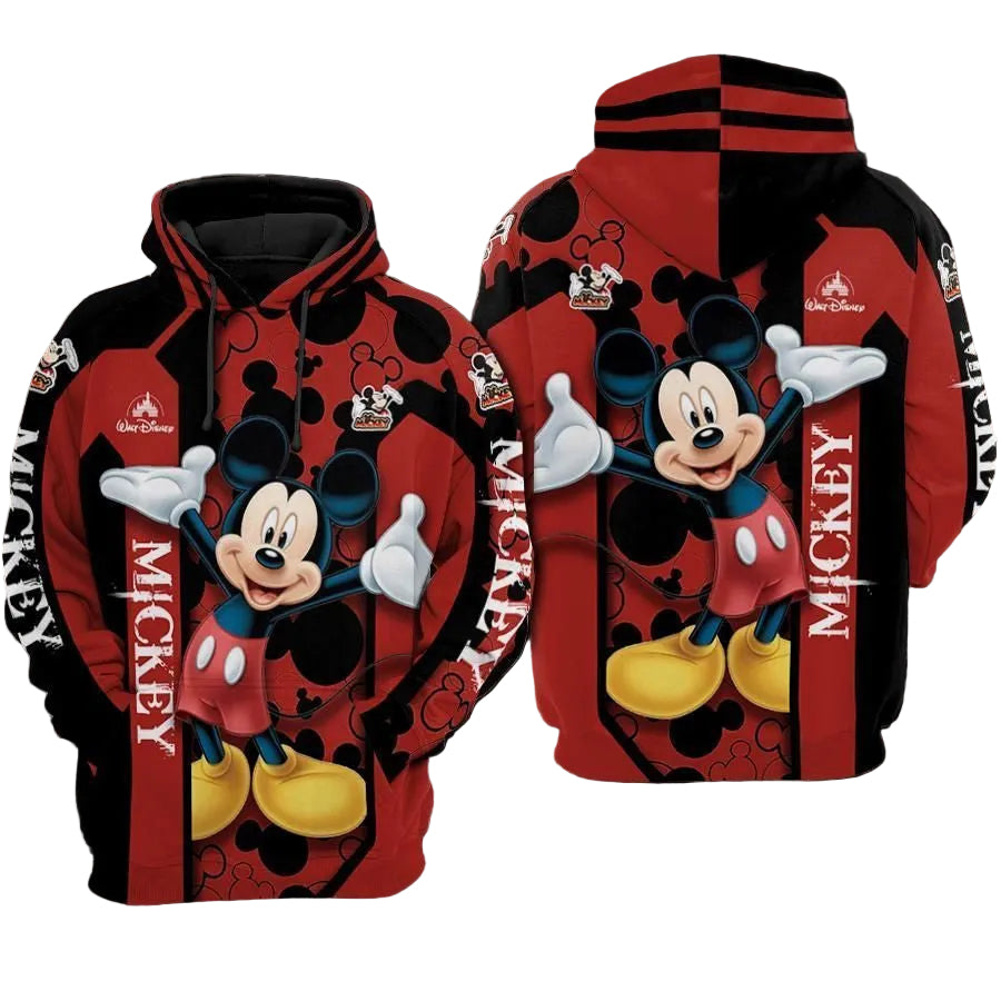 Mickey Mouse Movies Disney Over Print 3d Hoodie Zip Hoodie 527 Moonbestprint