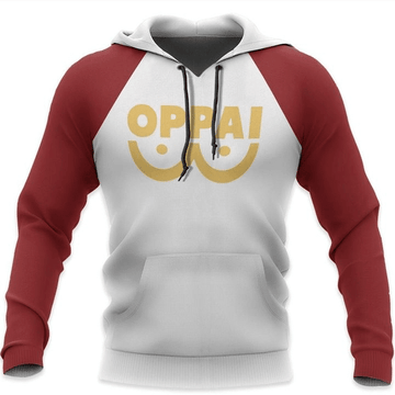 Oppai Saitama One Punch Man Anime Manga For Men And Women 3d Hoodie Zip Hoodie Moonbestprint