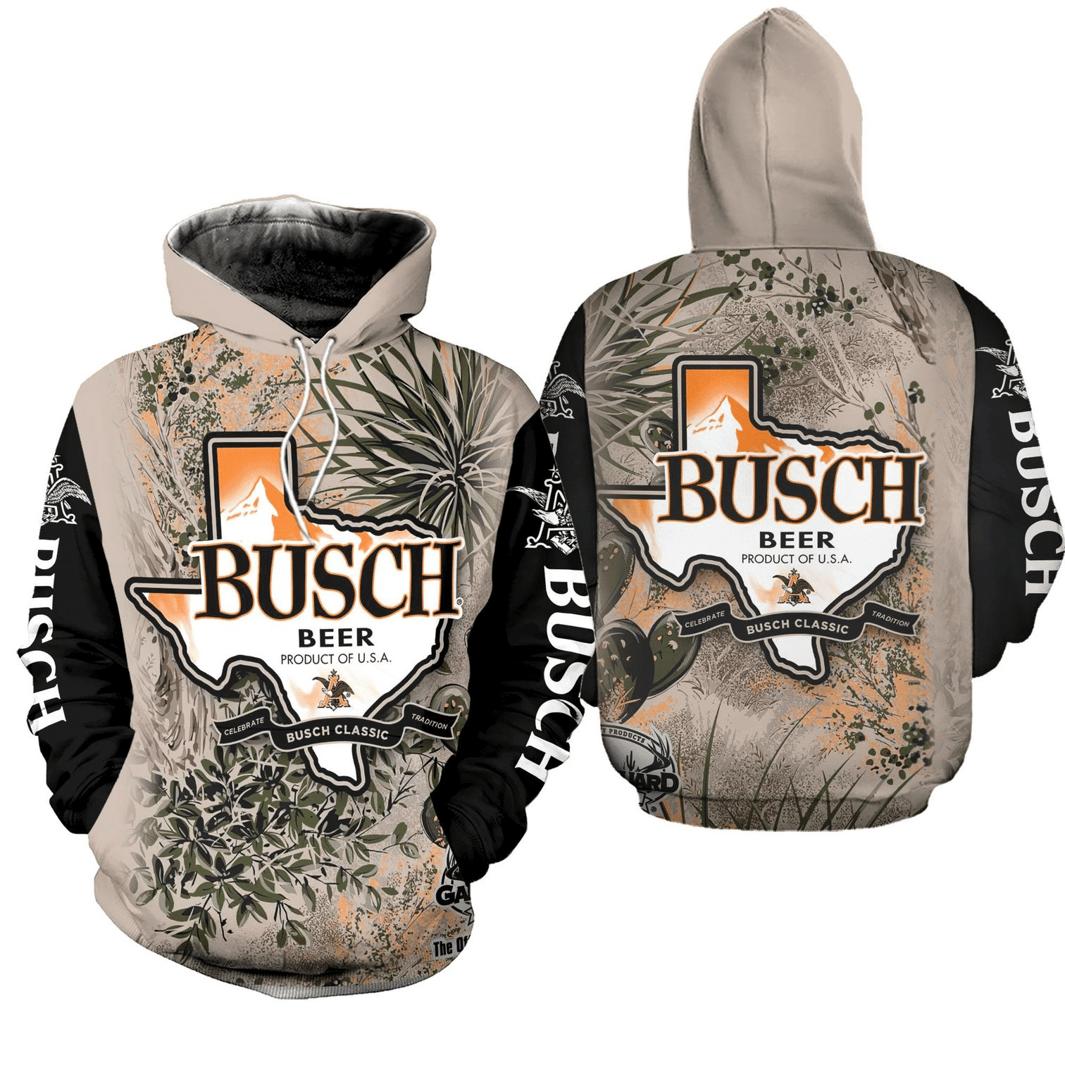 Vintage Busch Light Hoodie 2, Gift For Fan 3d All Over Print Shirt Hoodie Moonbestprint