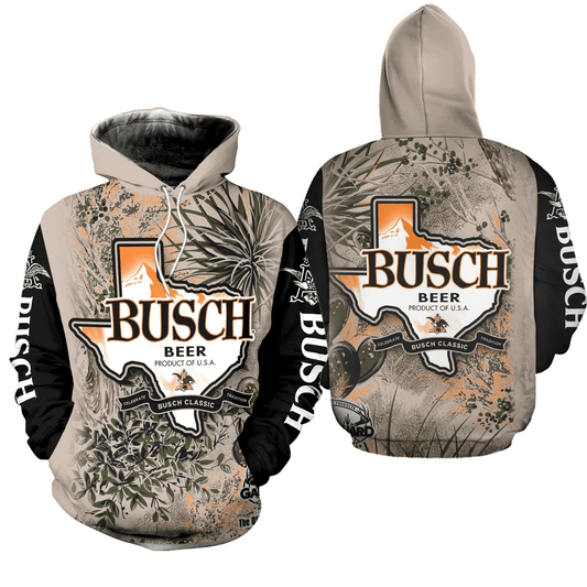 Vintage Busch Light Hoodie 2, Gift For Fan 3d All Over Print Shirt Hoodie Moonbestprint