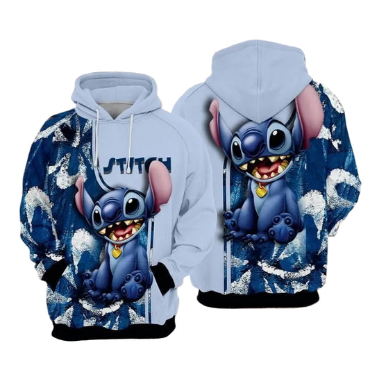 Stitch Lilo &amp; Stitch Disney Over Print 3d Hoodie Moonbestprint