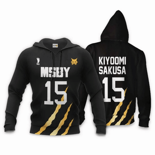 Msby Kiyoomi Sakusa Anime Manga Haikyuu Number 15 For Men And Women 3d Hoodie Zip Hoodie Moonbestprint
