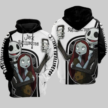 Jack Skellington Over Print 3d Hoodie Zip Hoodie 239 Moonbestprint