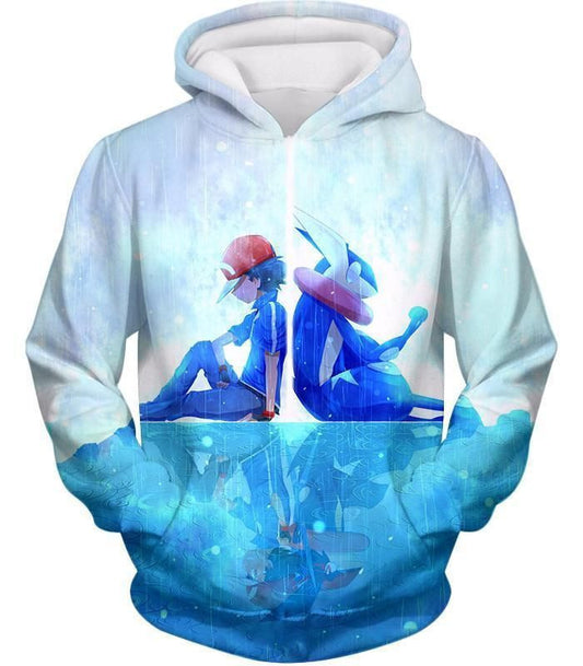 Pokemon Promo Ash X Greninja 3d All Over Printed Shirt Hoodie Moonbestprint