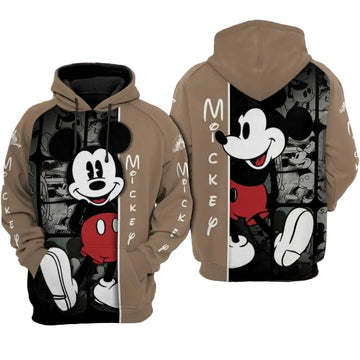 Mickey Mouse 14 Over Print 3d Hoodie Zip Hoodie Moonbestprint