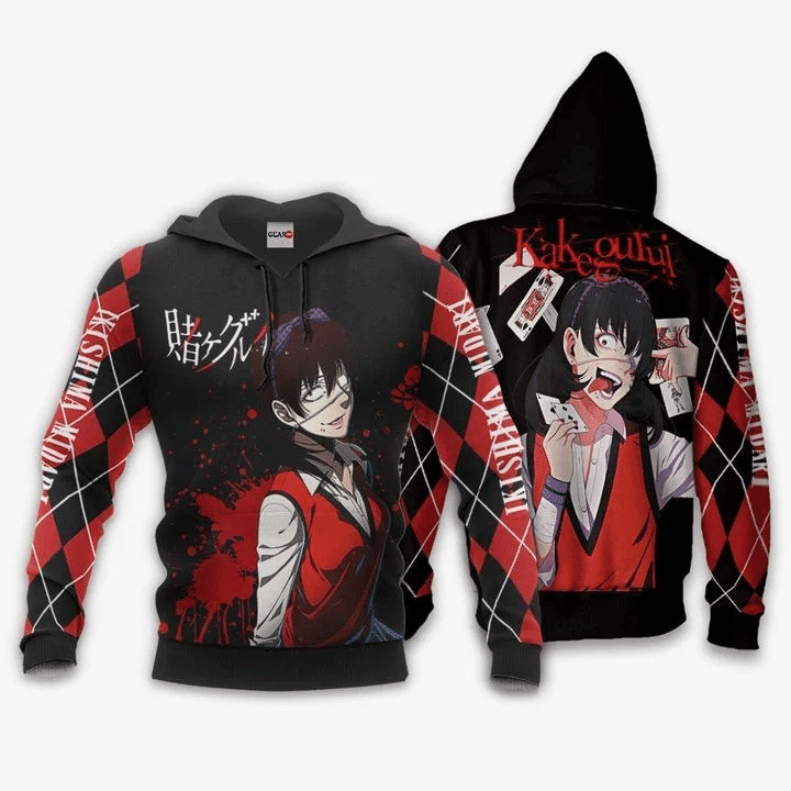 Midari Ikishima Kakegurui Anime Manga For Men And Women 3d Hoodie Zip Hoodie Moonbestprint