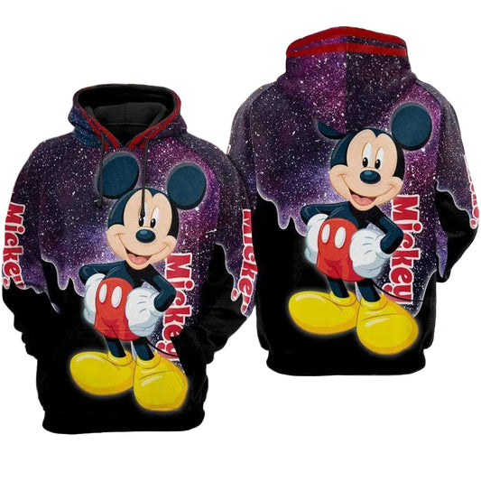 Disney Mickey Mouse, Mickey Galaxy Ver20 Aop Hoodie Moonbestprint