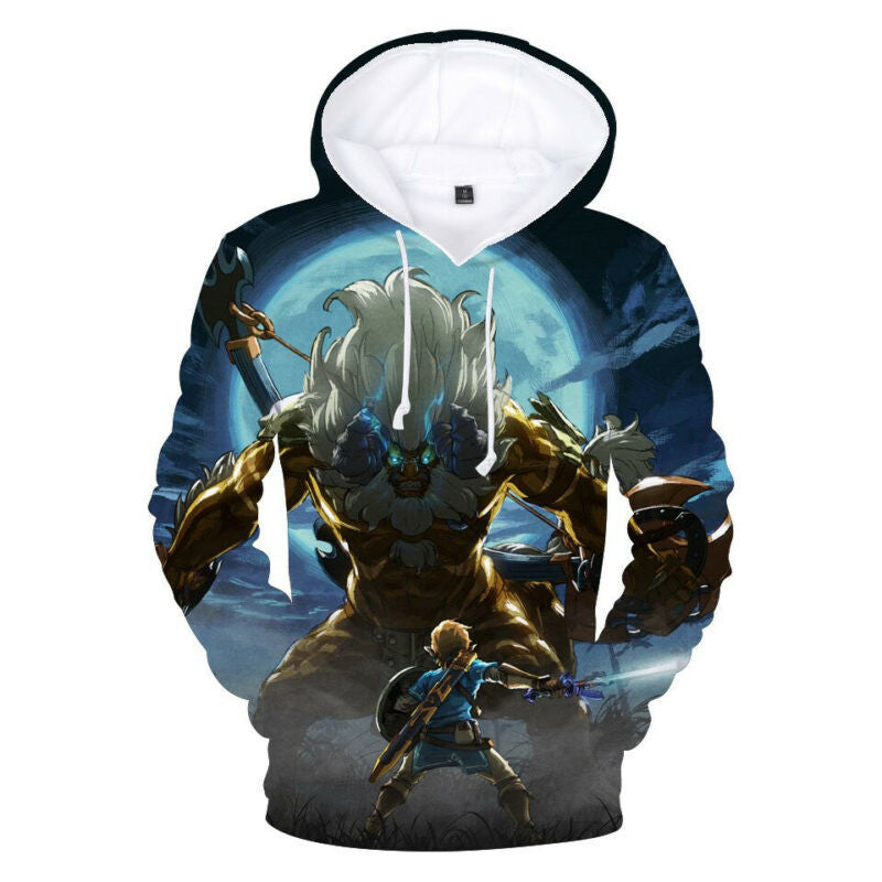 The Legend Of Zelda: Breath Of The Wild Game Series 3d Hoodie Zipper Hoodie Moonbestprint