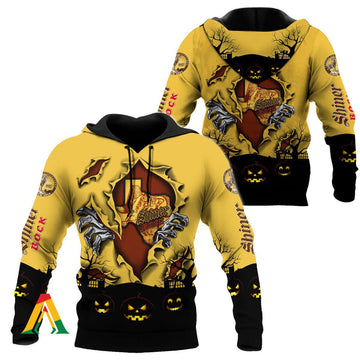 Scary Night Halloween Shiner Bock Beer Hoodie &amp; Zip Hoodie Moonbestprint