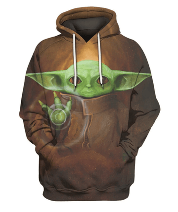 Baby Yoda 3d Print Shirt 3d Hoodie Zip Hoodie Moonbestprint