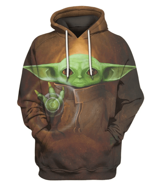 Baby Yoda 3d Print Shirt 3d Hoodie Zip Hoodie Moonbestprint