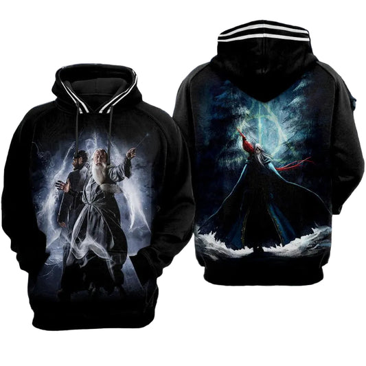 Harry Potter Albus Dumbledore Headmaster Of The Wizarding School Hogwarts All Over Print Hoodie Moonbestprint