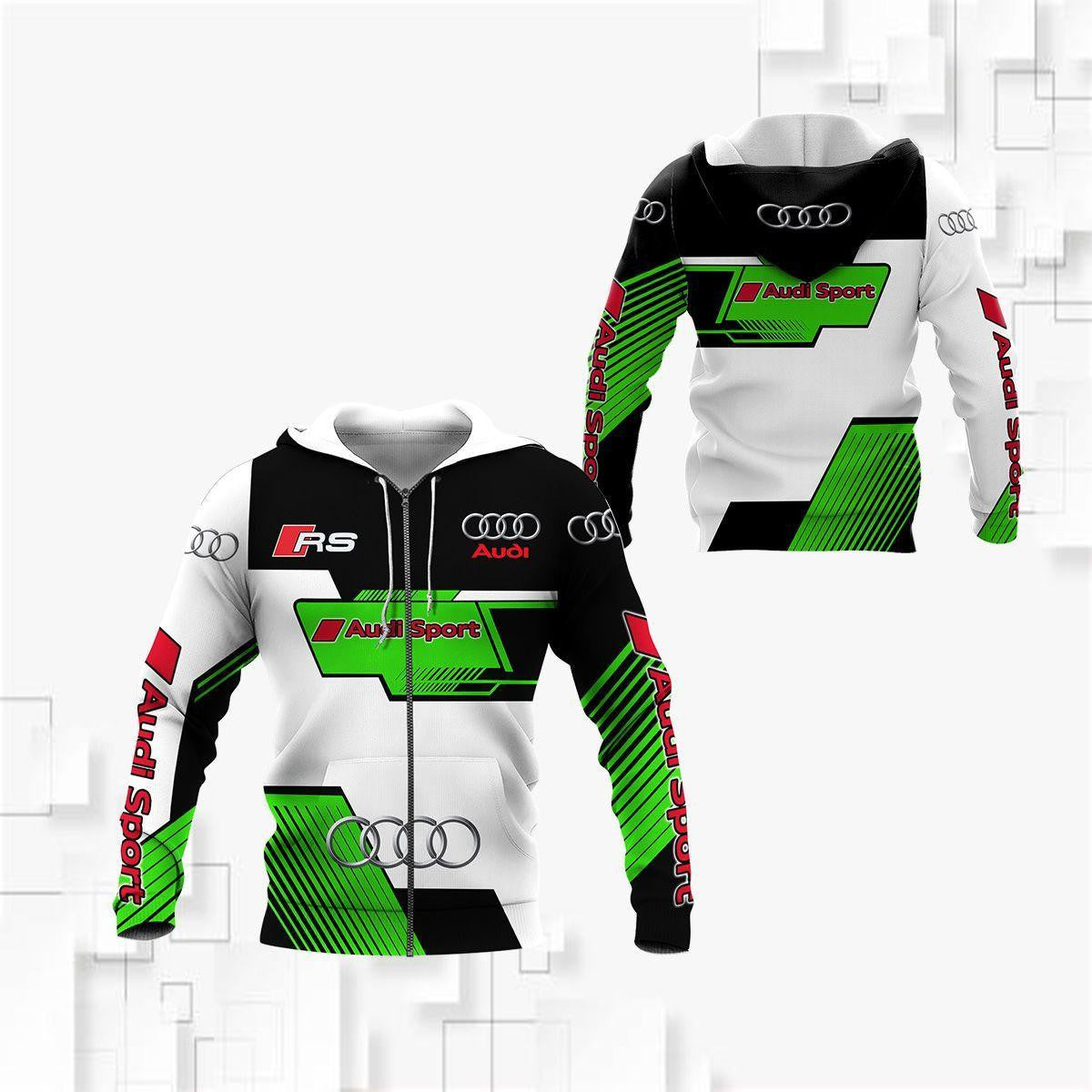 Audi Sport Luxury Car 8k309 Fan Gift 3d Zip Hoodie Hoodie Ii0 Moonbestprint