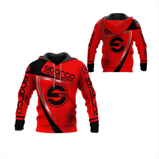 Sparco Shirt Fan Gift 121, Stylist Unisex 3d Hoodie Zip Hoodie Moonbestprint