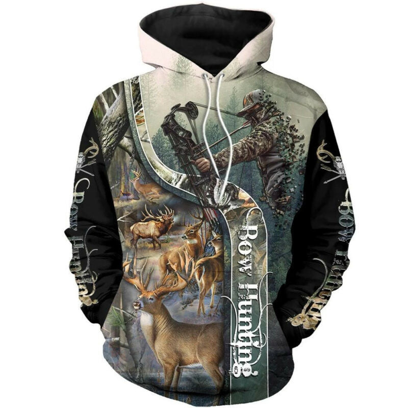 Camo Amo Hunting Animals Deer Art 3d Hoodies Moonbestprint
