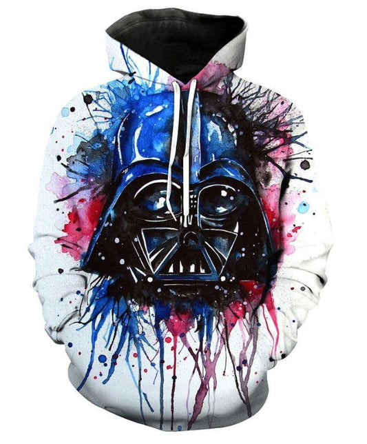 Colorful Star Wars Dark Vader Ver3 Aop Hoodie Moonbestprint