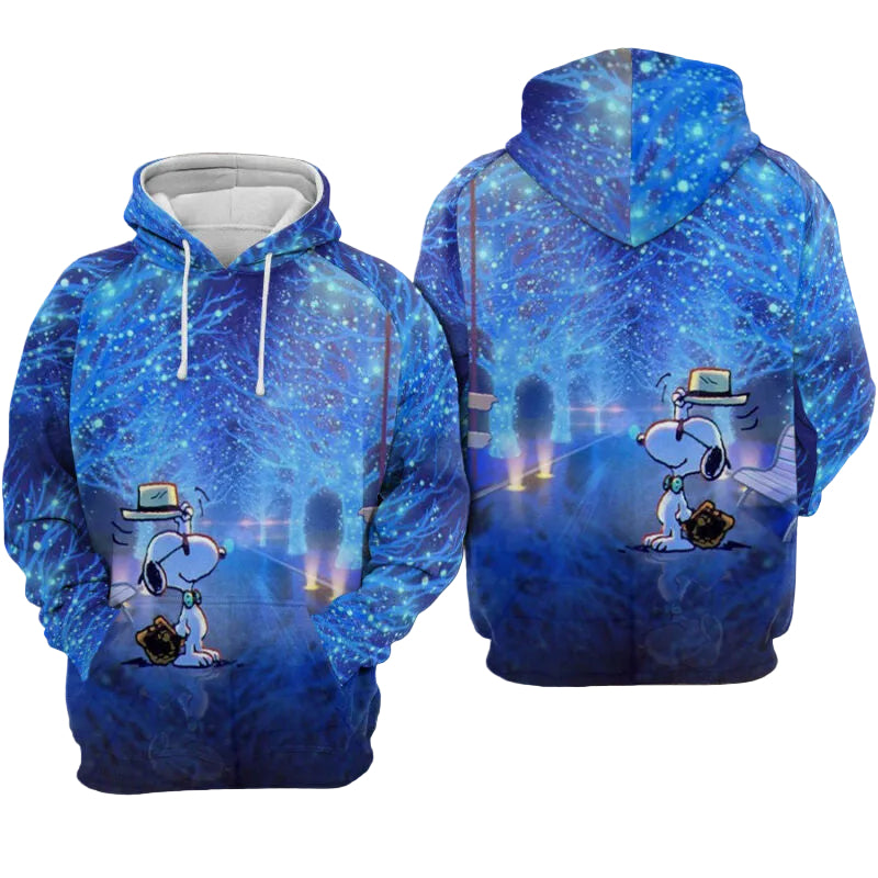 Snoopy Hoodie - Zip Hoodie Moonbestprint
