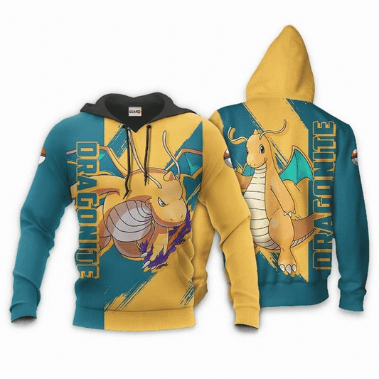 Dragonite Anime Manga Pokemon For Men And Women 3d Hoodie Zip Hoodie Moonbestprint