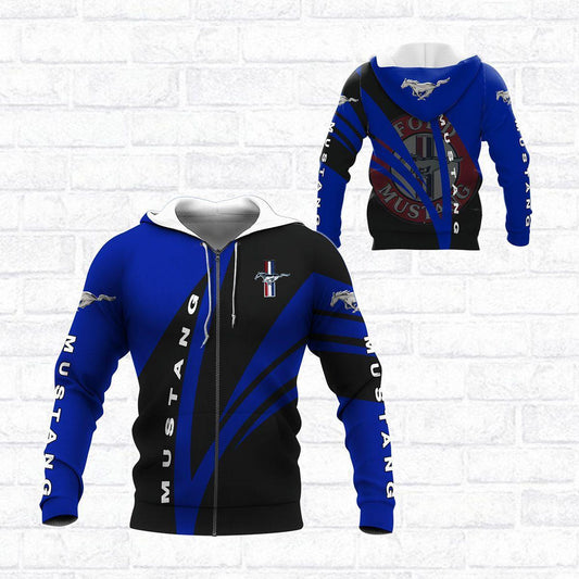 Ford Mustang Shelby Luxury Car 8k235 Fan Gift 3d Zip Hoodie Hoodie Ii0 Moonbestprint