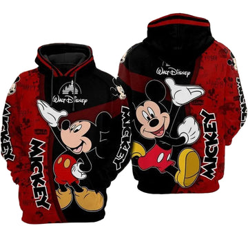 For Mickey Mouse Lovers Inviting Posture 3d Hoodie Moonbestprint