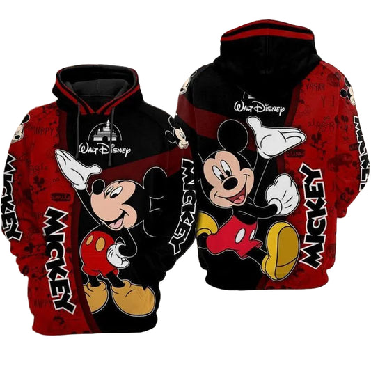 For Mickey Mouse Lovers Inviting Posture 3d Hoodie Moonbestprint