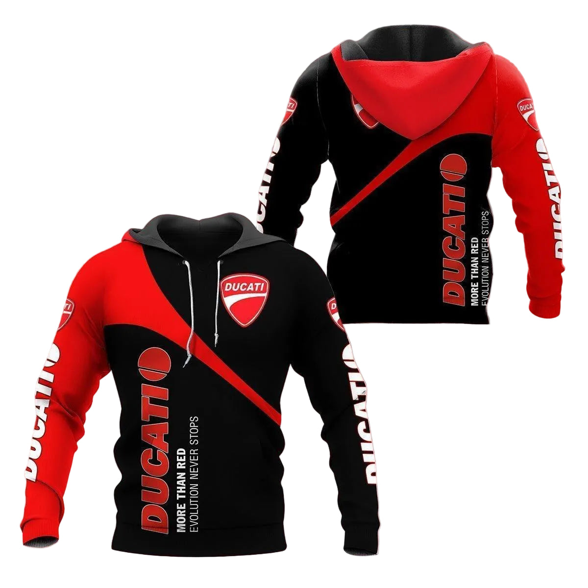 Ducati Shirt Fan Gift 47, Stylist Unisex 3d Hoodie Zip Hoodie Moonbestprint