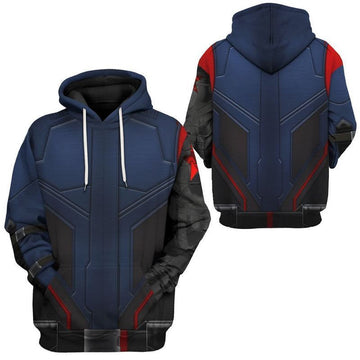 New Winter Soldier Over Print 3d Hoodie Zip Hoodie Moonbestprint
