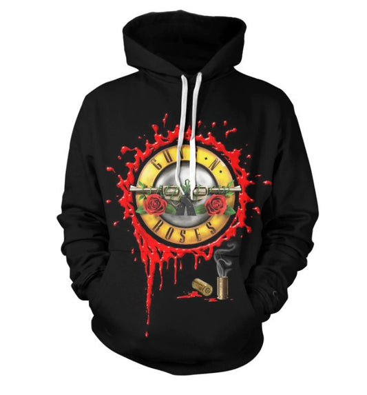 Guns N Roses Dont Cry 3d Hoodie Moonbestprint