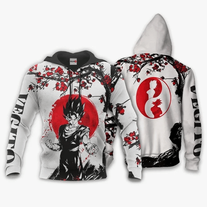 Vegito Anime Manga Dragon Ball For Men And Women 3d Hoodie Zip Hoodie Moonbestprint