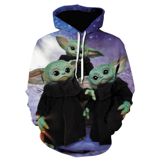 Baby Yoda The Mandalorian 3d Printed Hoodies Star Wars Unisex Hoodie Moonbestprint