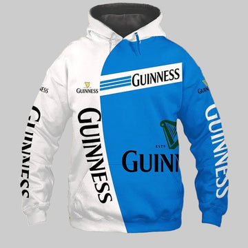Guinness King Beer 5k423 Fan Gift Stylist Unisex Cartoon 3d Hoodie Zip Hoodie Moonbestprint