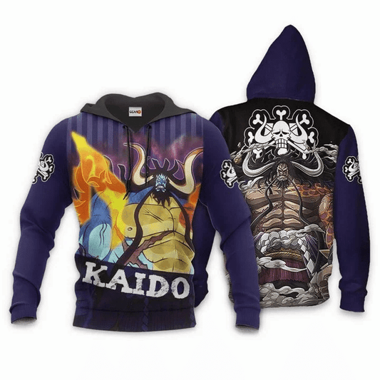 Yonko Kaido One Piece Anime Manga For Men And Women 3d Hoodie Zip Hoodie Moonbestprint