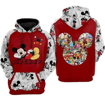 Mickey And Friends Disney 3d Hoodie Moonbestprint