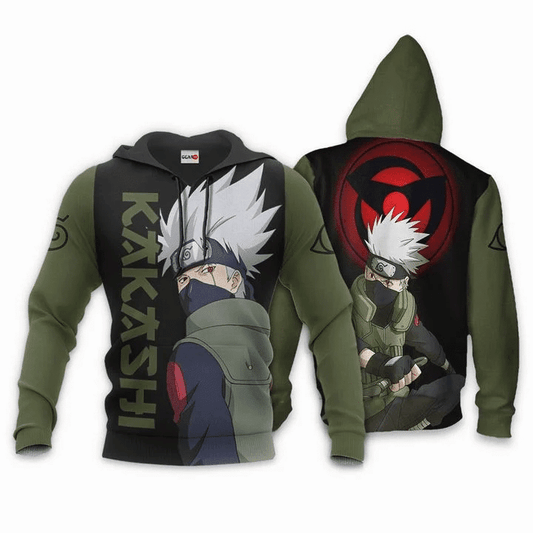 Hatake Kakashi Sharingan Eyes Anime Manga For Men And Women 3d Hoodie Zip Hoodie Moonbestprint
