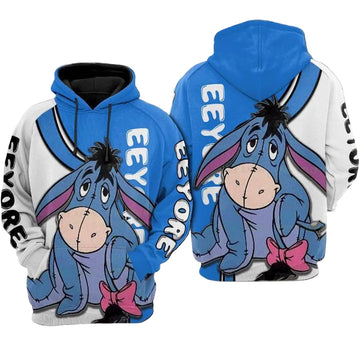 Eeyore Donkey Winnie The Pooh Disney Aop Hoodie Moonbestprint