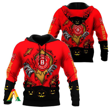 Scary Night Halloween Jim Beam Hoodie &amp; Zip Hoodie Moonbestprint