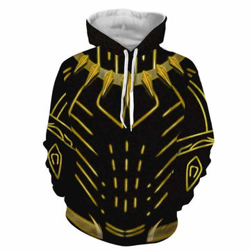 Marvel Black Panther N'jadaka Erik Killmonger Cosplay Aop Hoodie Moonbestprint