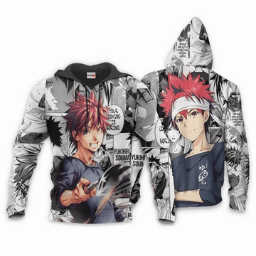 Shokugeki No Soma Yukihira Souma Food Wars Anime Manga For Men And Women 3d Hoodie Zip Hoodie Moonbestprint