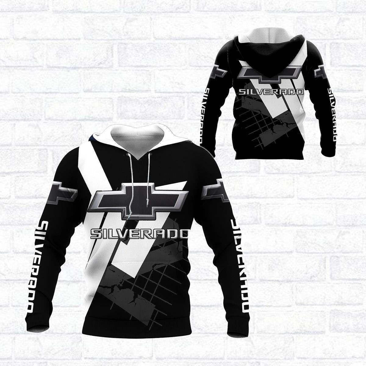 Chevrolet Silverado Shirt Fan Gift 901, Stylist Unisex 3d Hoodie Zip Hoodie Moonbestprint