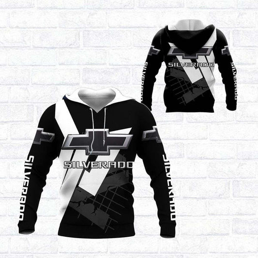 Chevrolet Silverado Shirt Fan Gift 901, Stylist Unisex 3d Hoodie Zip Hoodie Moonbestprint