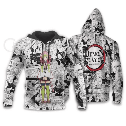 Mitsuri Kanroji Anime Manga Demon Slayer Kimetsu No Yaiba For Men And Women 3d Hoodie Zip Hoodie Moonbestprint