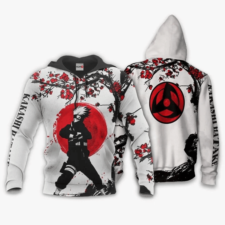 Hatake Kakashi Anime Manga Naruto For Men And Women 3d Hoodie Zip Hoodie Moonbestprint