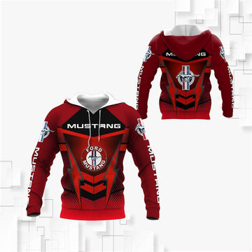 Ford Mustang Shirt Fan Gift 932, Stylist Unisex 3d Hoodie Zip Hoodie Moonbestprint