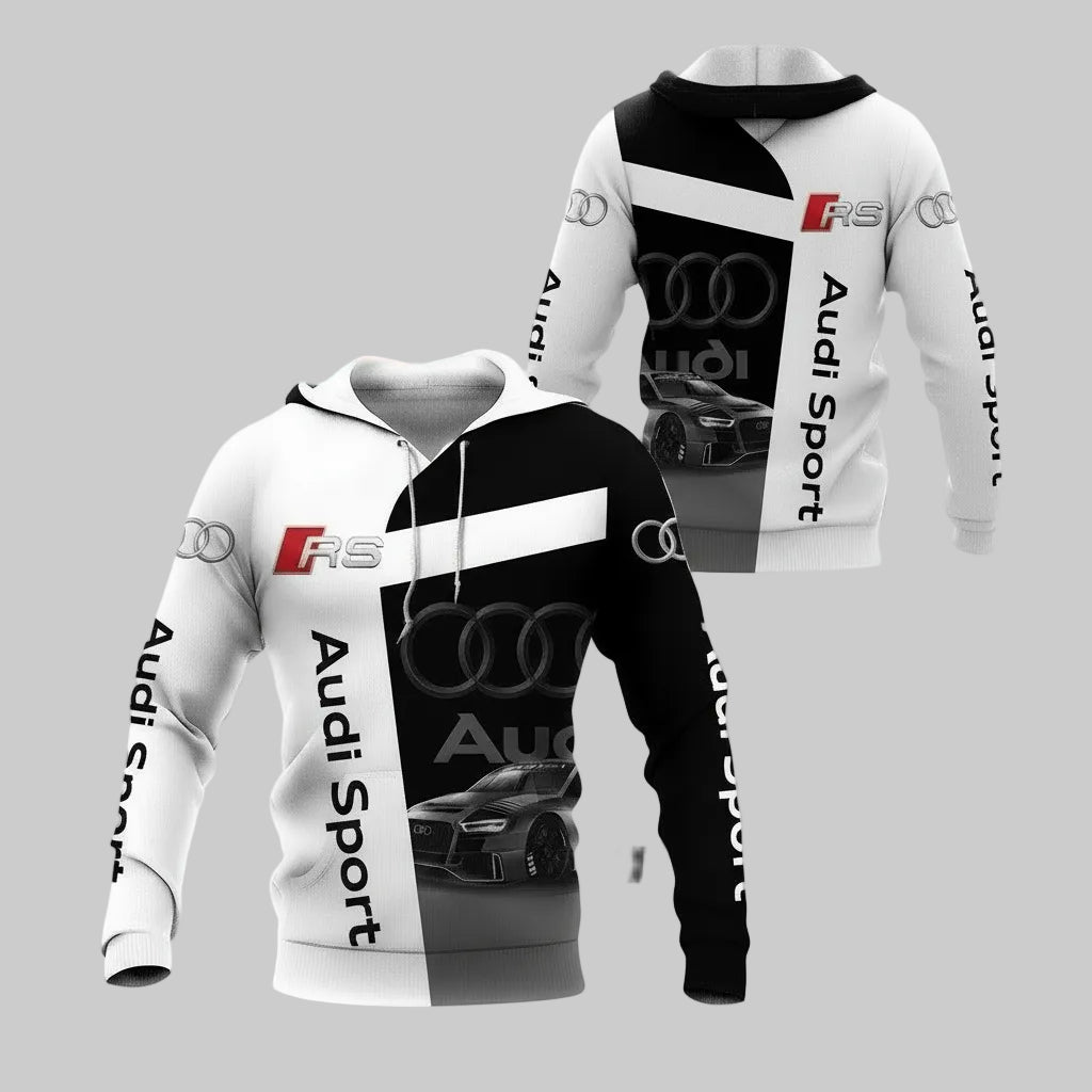 Audi Sport Luxury Car 8k307 Fan Gift 3d Zip Hoodie Hoodie Ii0 Moonbestprint