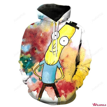 The Simpsons 3d All Over Print Hoodie, Zip-up Hoodie 03 Moonbestprint