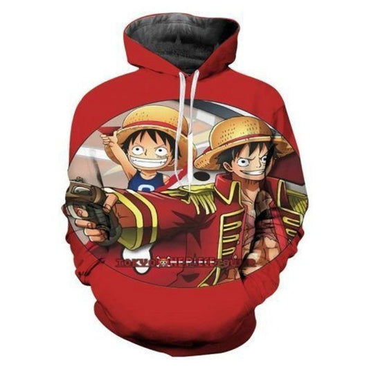 Monkey D. Luffy Anime One Piece Over Print 3d Hoodie Zip Hoodie 5 Moonbestprint