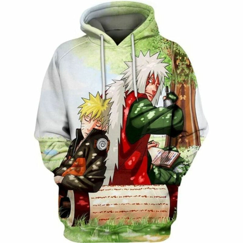 Jiraiya And Naruto Lovers 3d Hoodie Moonbestprint