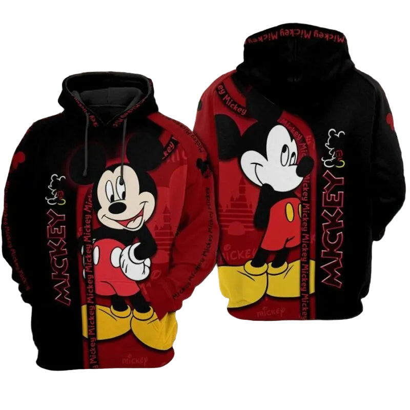 Mickey Mouse 15 Over Print 3d Hoodie Zip Hoodie Moonbestprint