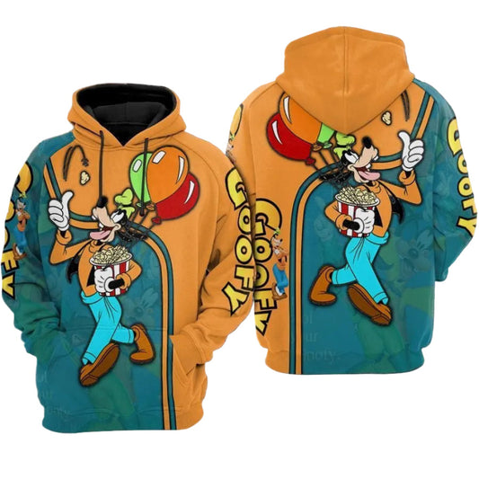 Goofy Movies Disney Over Print 3d Hoodie Zip Hoodie 165 Moonbestprint